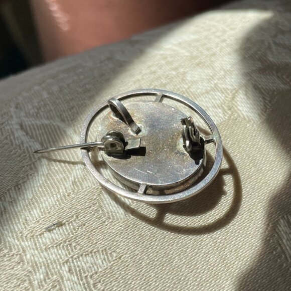 Eilat stone brooch or pendant - Picture 3 of 3